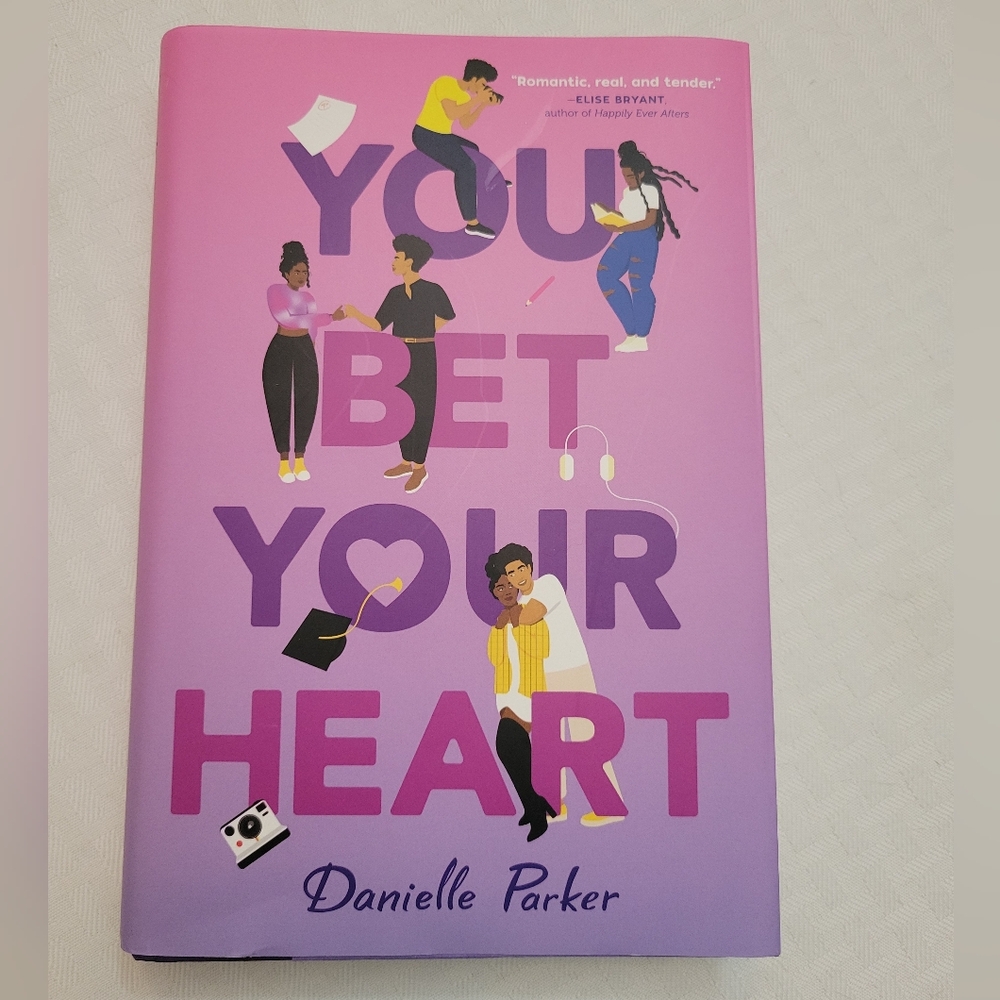 Purple 'You Bet Your Heart' Book by Danielle Parker